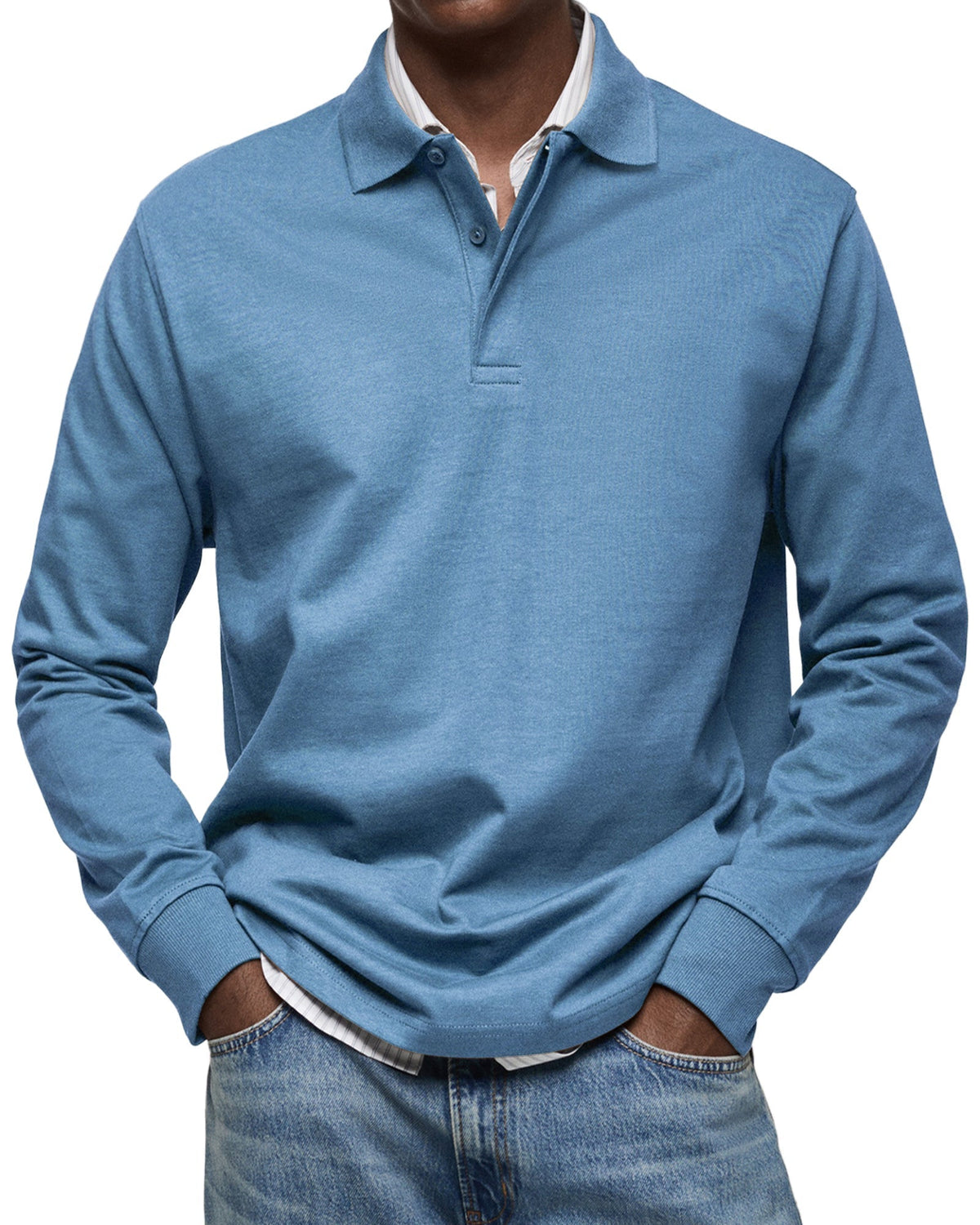 Clément | Polo Raffiné à Manches Longues pour Homme