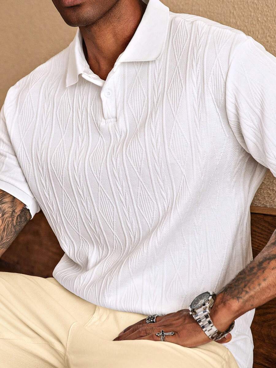 Matthieu | Polo Casual à Boutons pour Homme