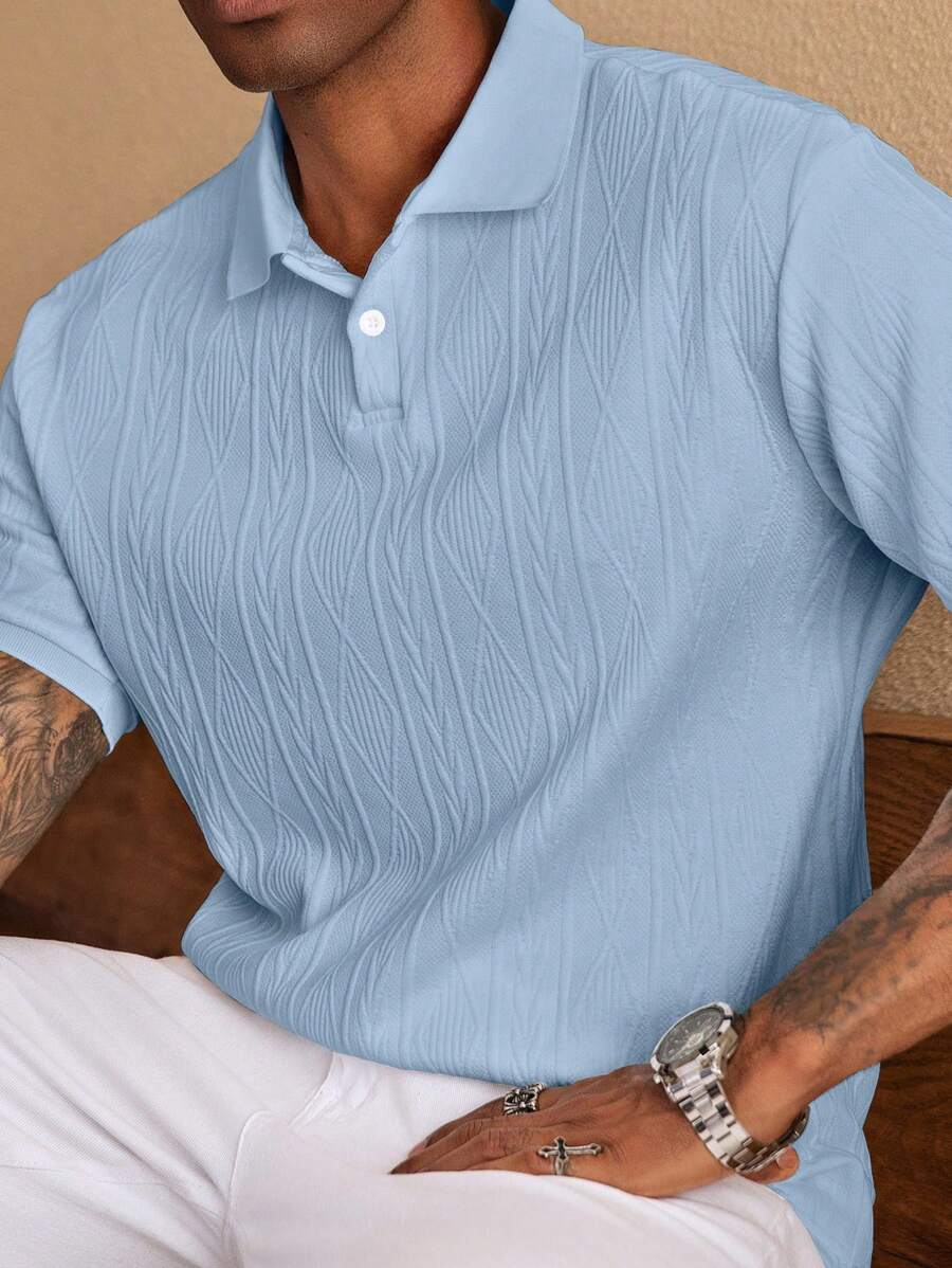 Matthieu | Polo Casual à Boutons pour Homme