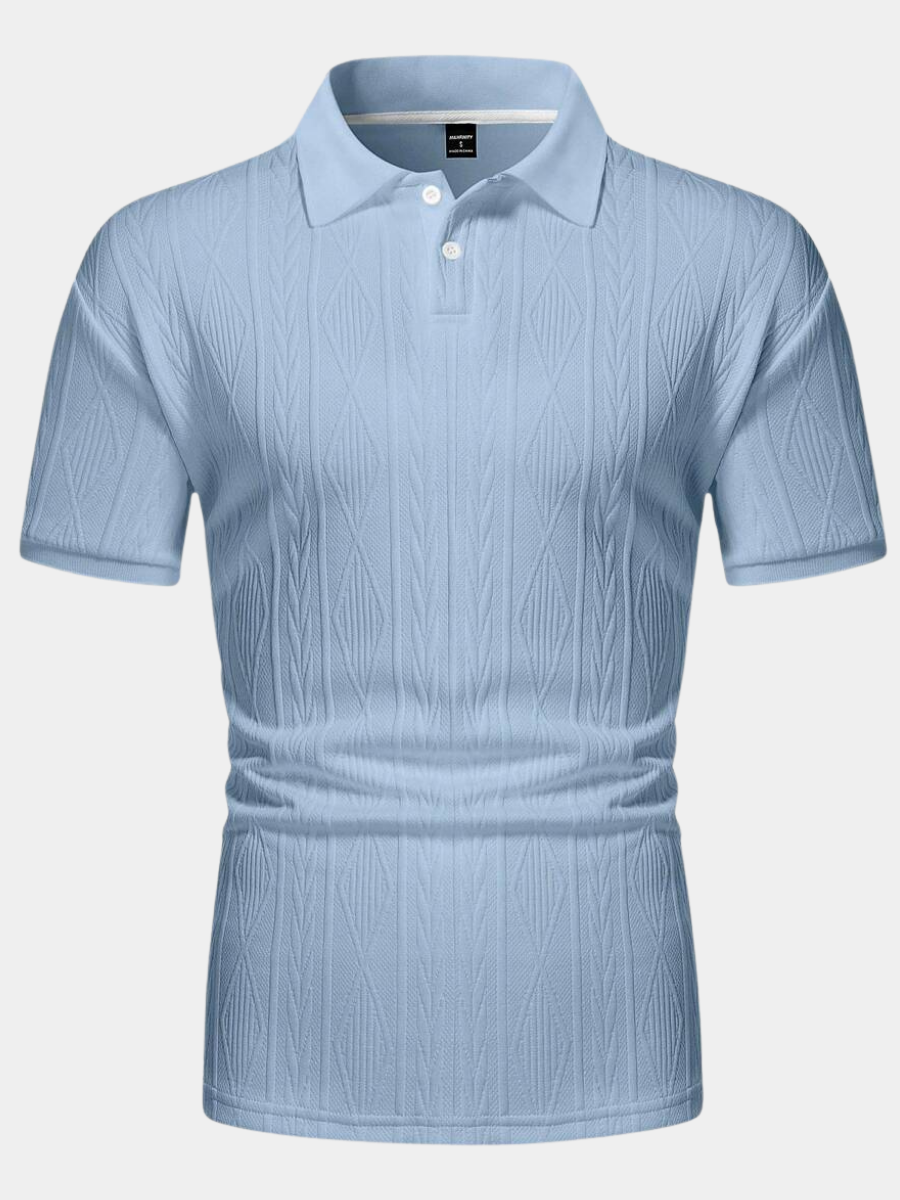 Matthieu | Polo Casual à Boutons pour Homme