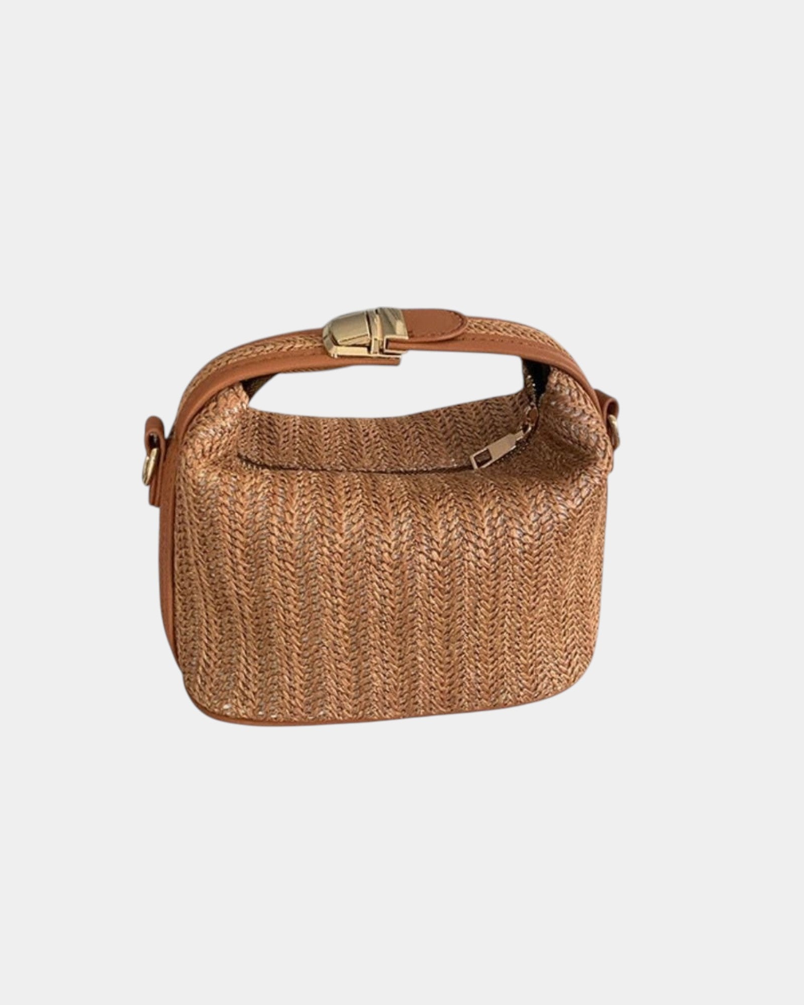 Amélie | Sac Tricoté Chic avec Détail Métallique