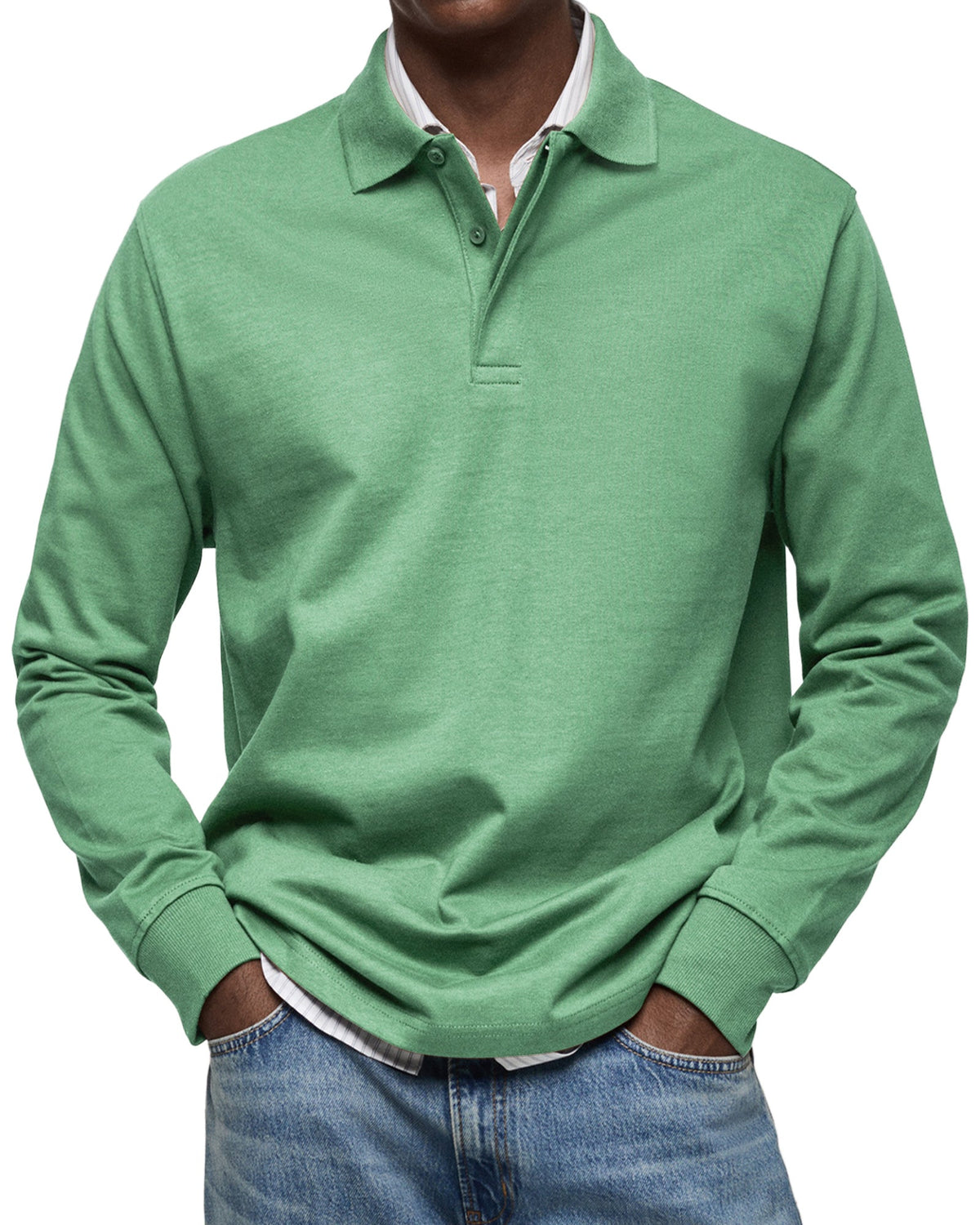 Clément | Polo Raffiné à Manches Longues pour Homme