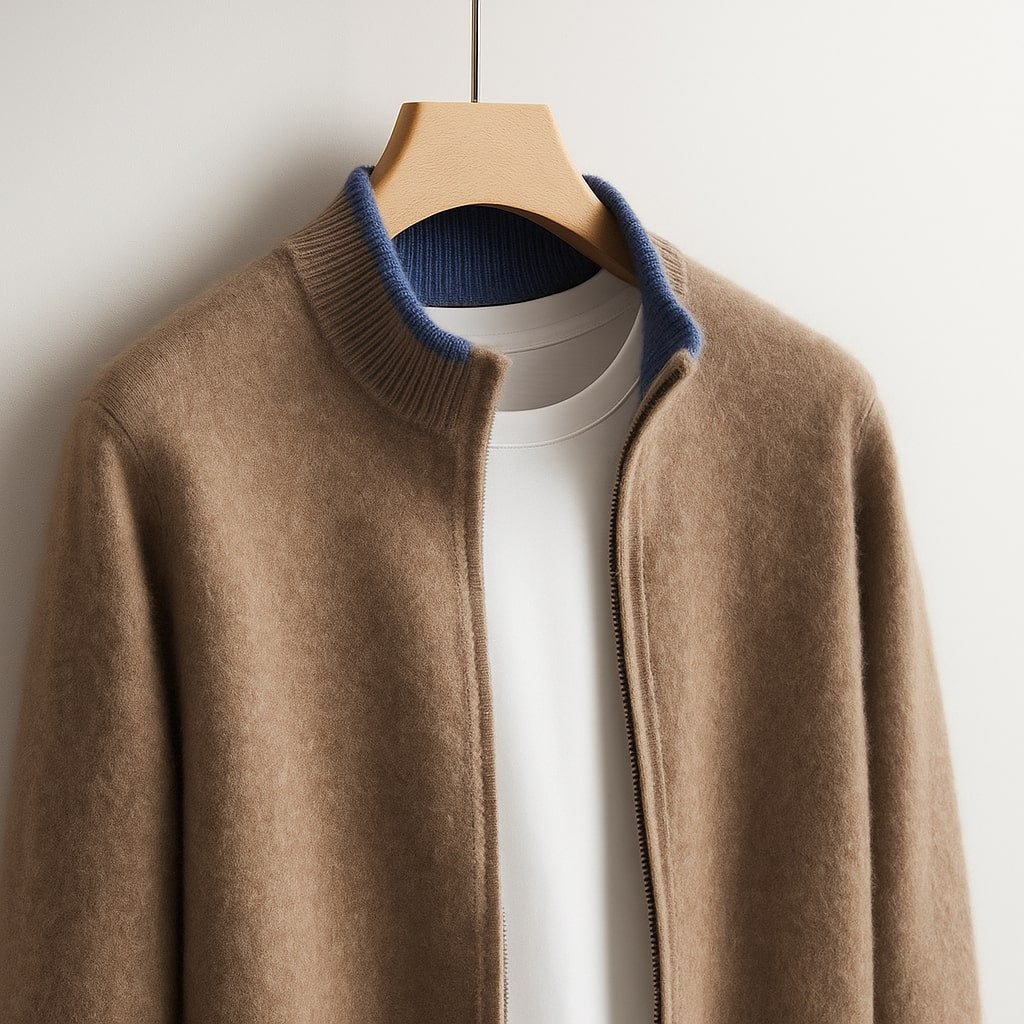 Anatole | Cardigan Zippé en Maille