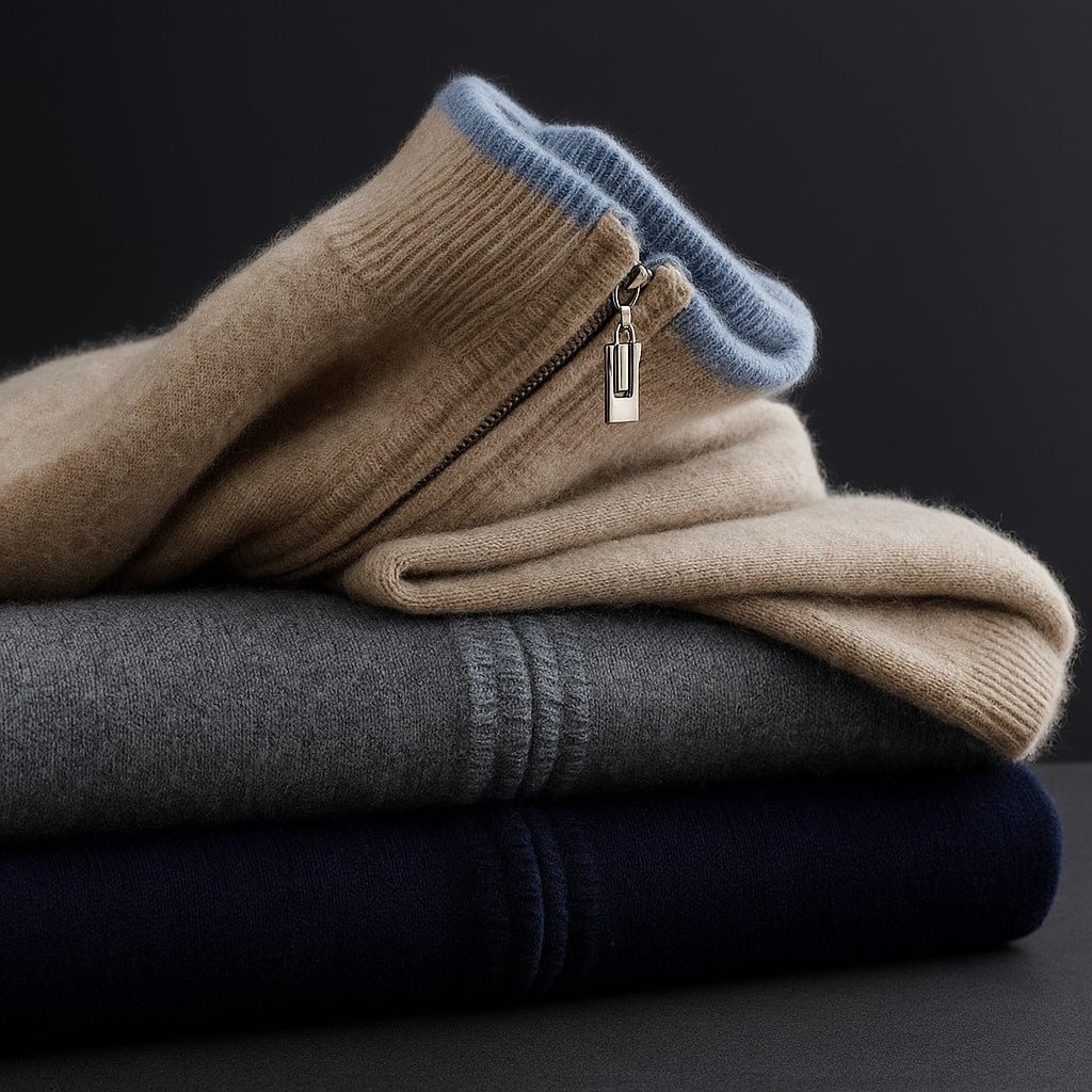Anatole | Cardigan Zippé en Maille