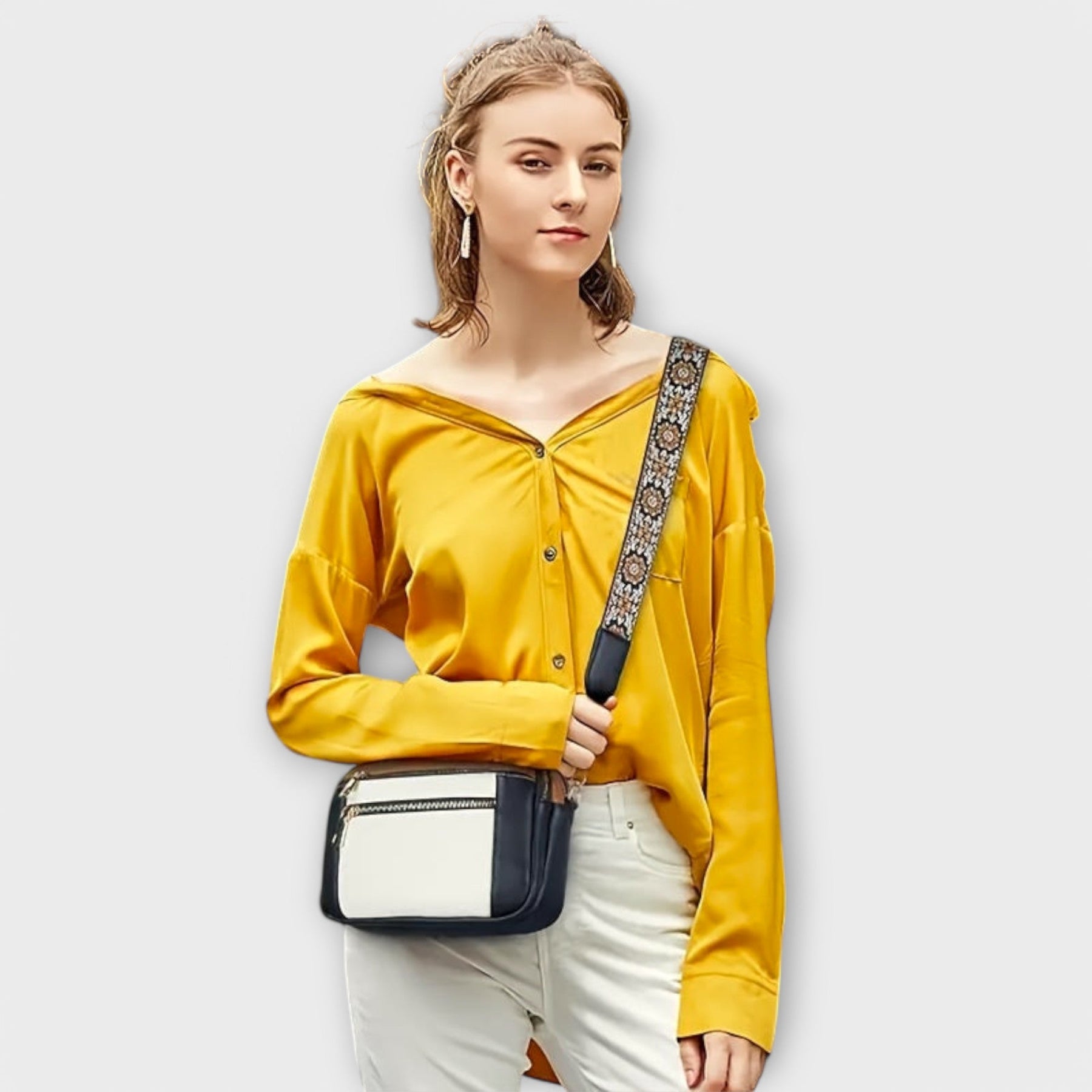 Léonie | Sac Bohème Chic en Cuir Vegan