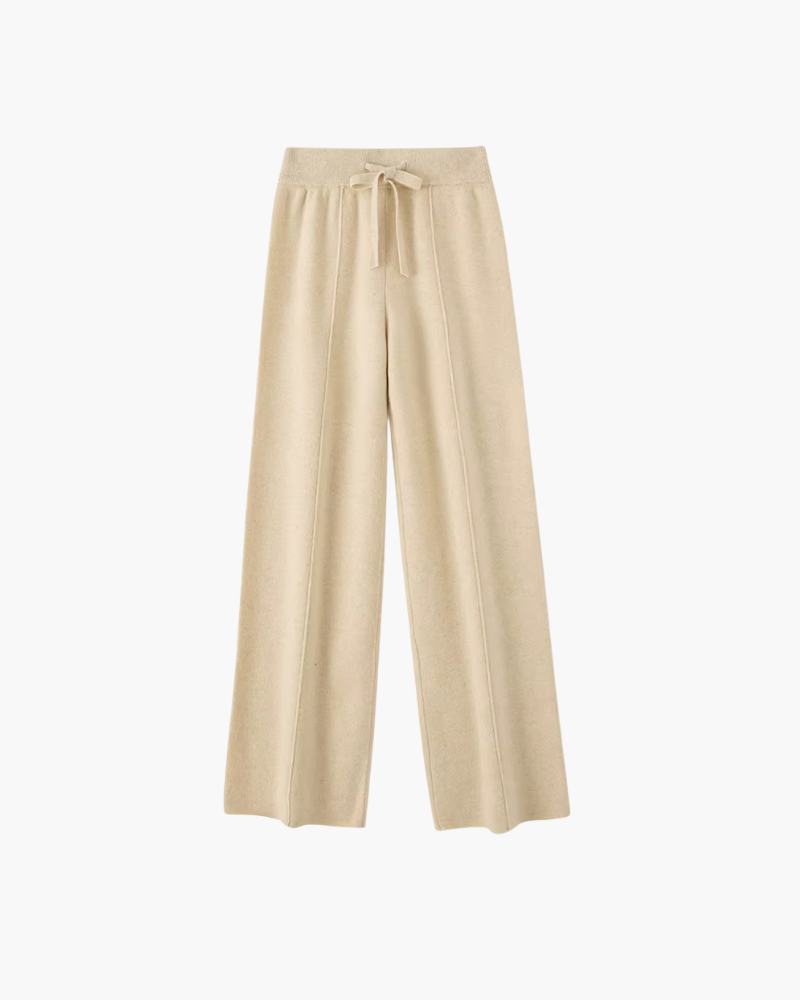 Clémence | Pantalon Droit en Laine Mérinos