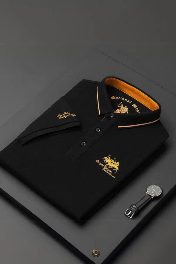 Rémi | Polo Élégant à Col Mao pour Homme