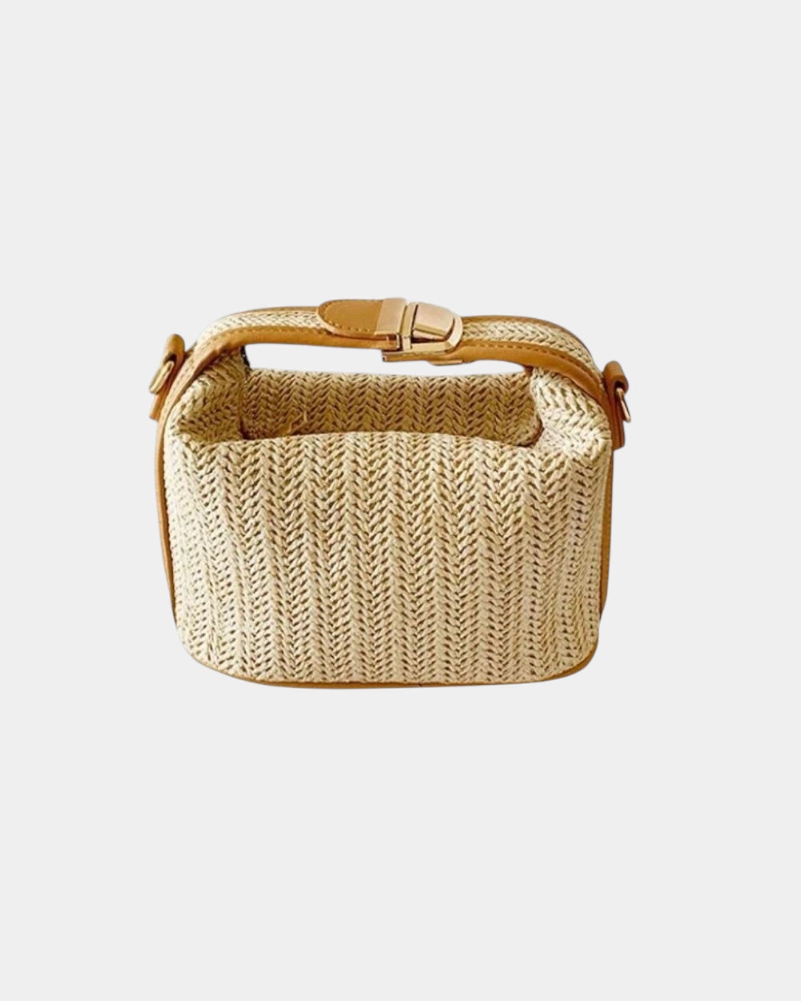 Amélie | Sac Tricoté Chic avec Détail Métallique