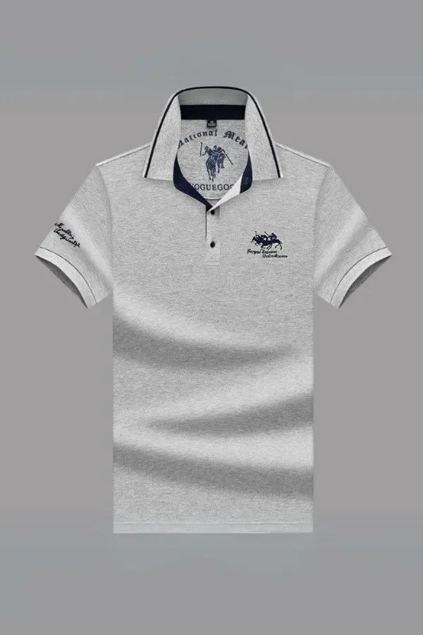 Rémi | Polo Élégant à Col Mao pour Homme