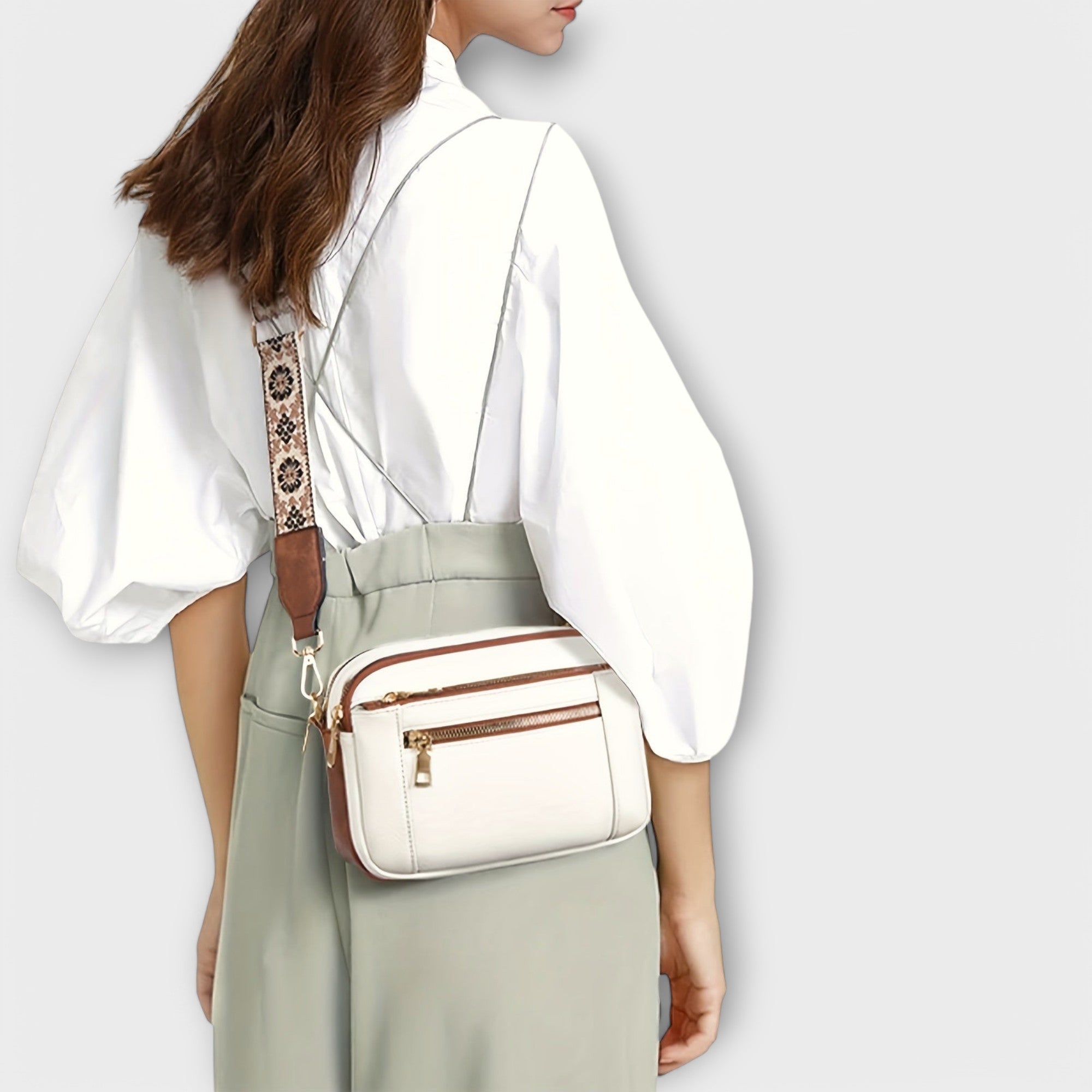 Léonie | Sac Bohème Chic en Cuir Vegan