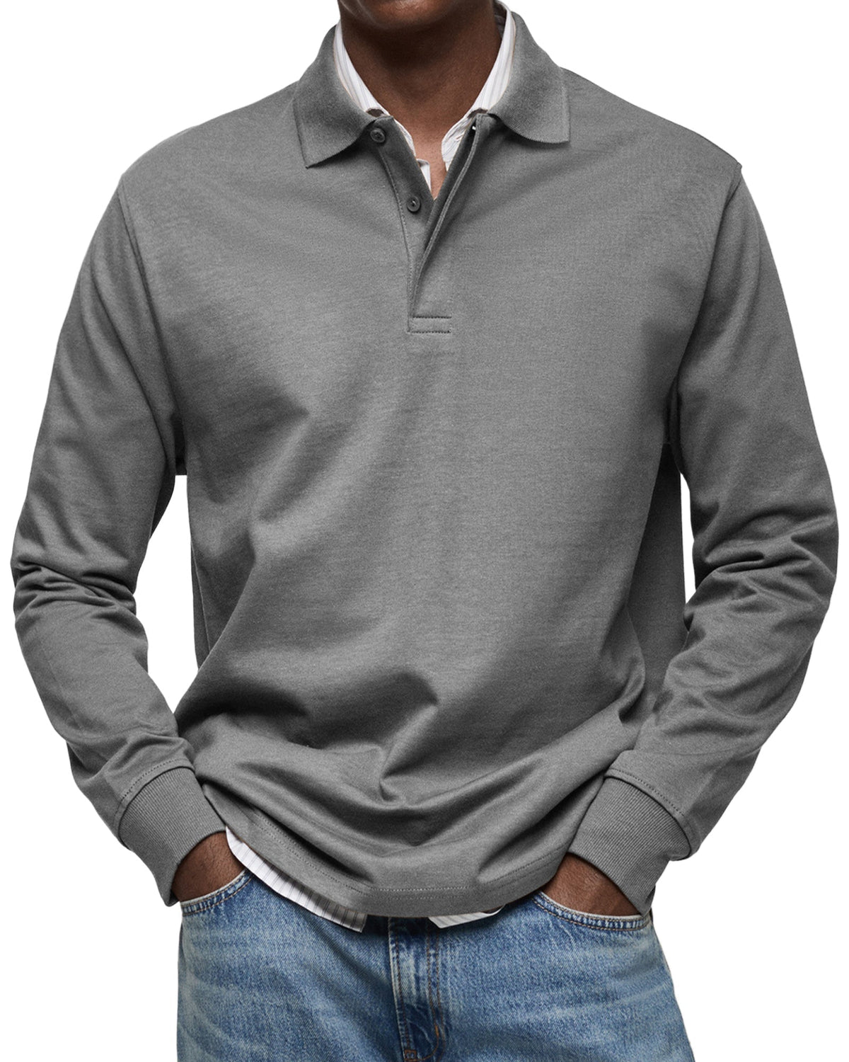 Clément | Polo Raffiné à Manches Longues pour Homme