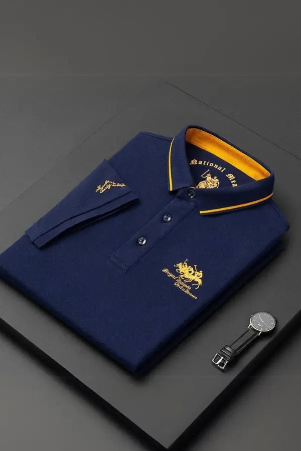 Rémi | Polo Élégant à Col Mao pour Homme