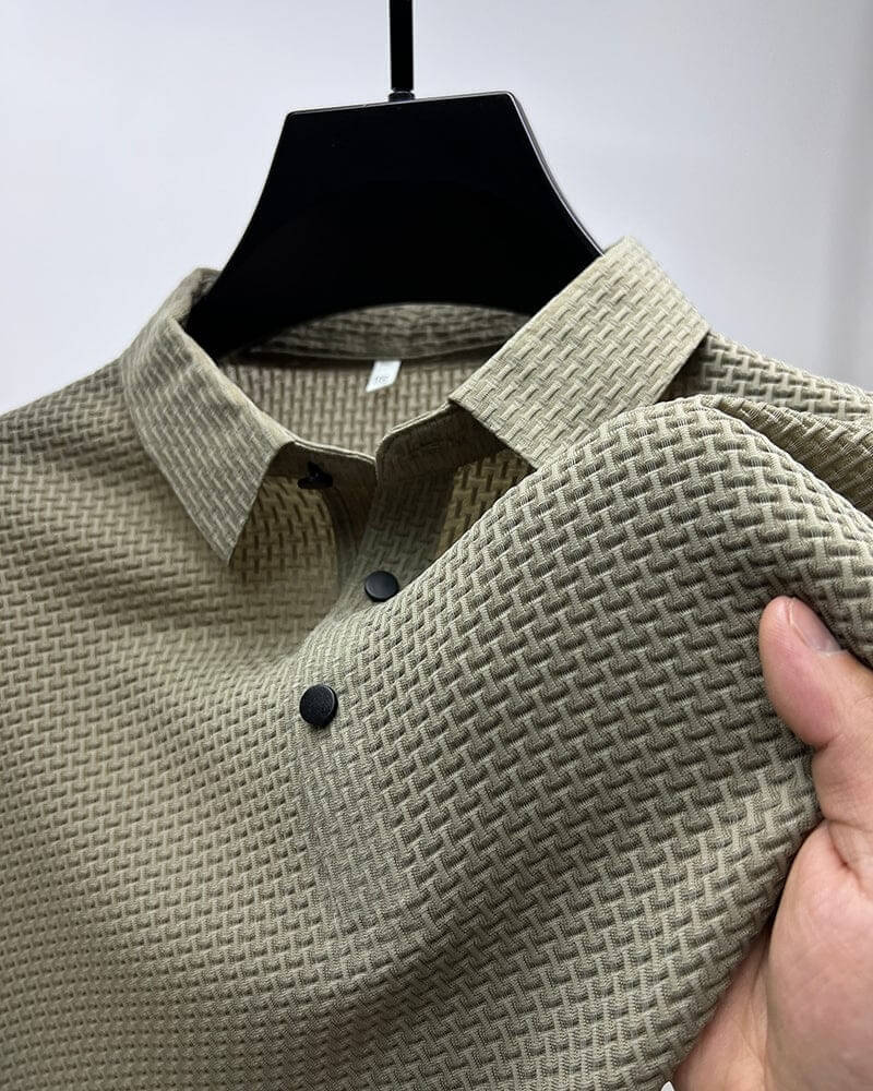 Sébastien | Polo d'Été Raffiné en Mesh pour Homme