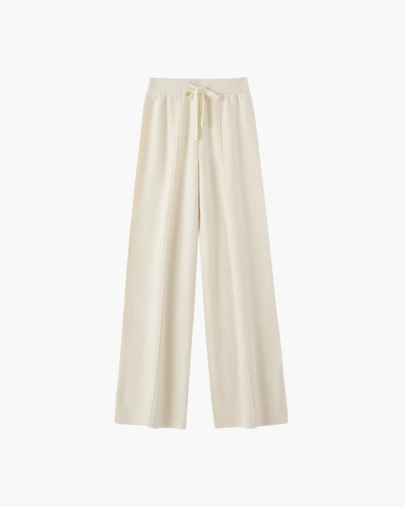 Clémence | Pantalon Droit en Laine Mérinos
