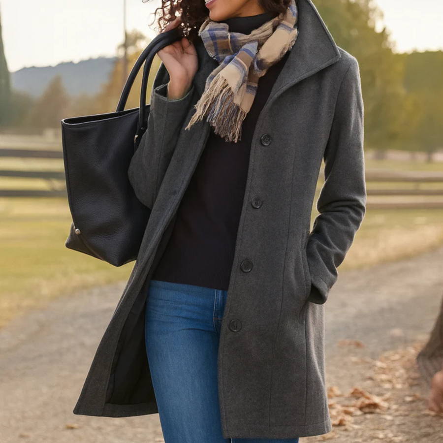 Émeline | Manteau Chic de Mi-Saison