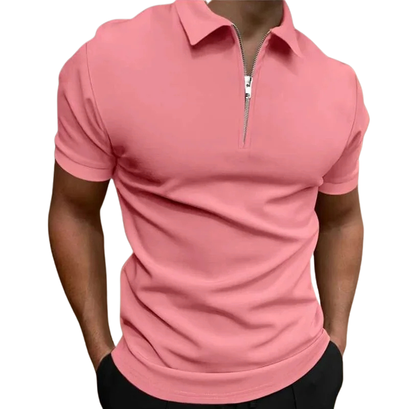 Valentin | Polo Moderne à Col Zippé pour Homme