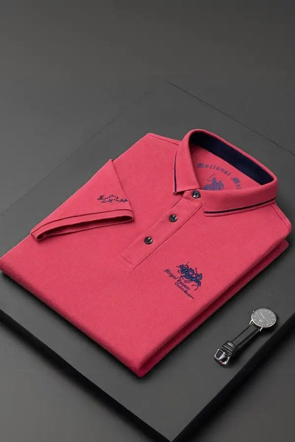 Rémi | Polo Élégant à Col Mao pour Homme