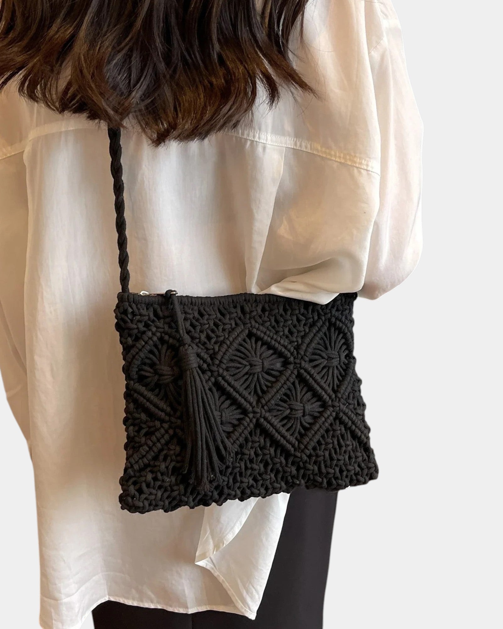 Aurélie | Sac Bandoulière Tissé Élégant