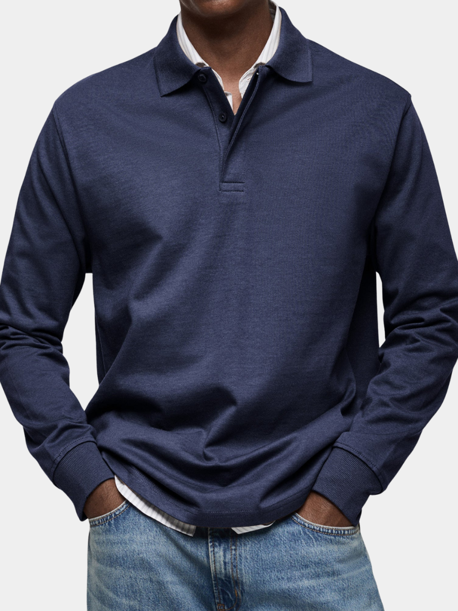 Clément | Polo Raffiné à Manches Longues pour Homme