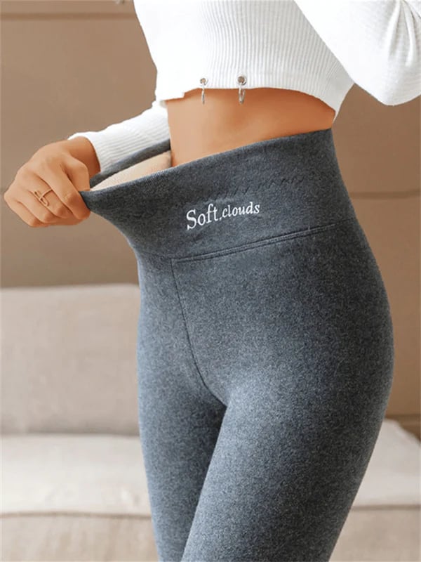 Solène | Legging Chaud et Extensible à Taille Haute
