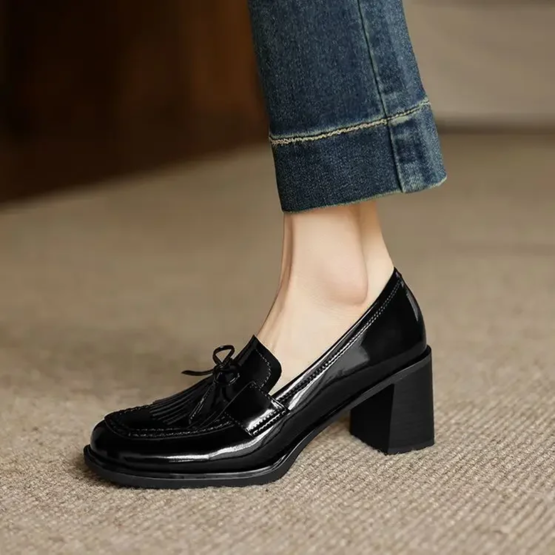 Madeleine | Mocassins à Talon Élégants