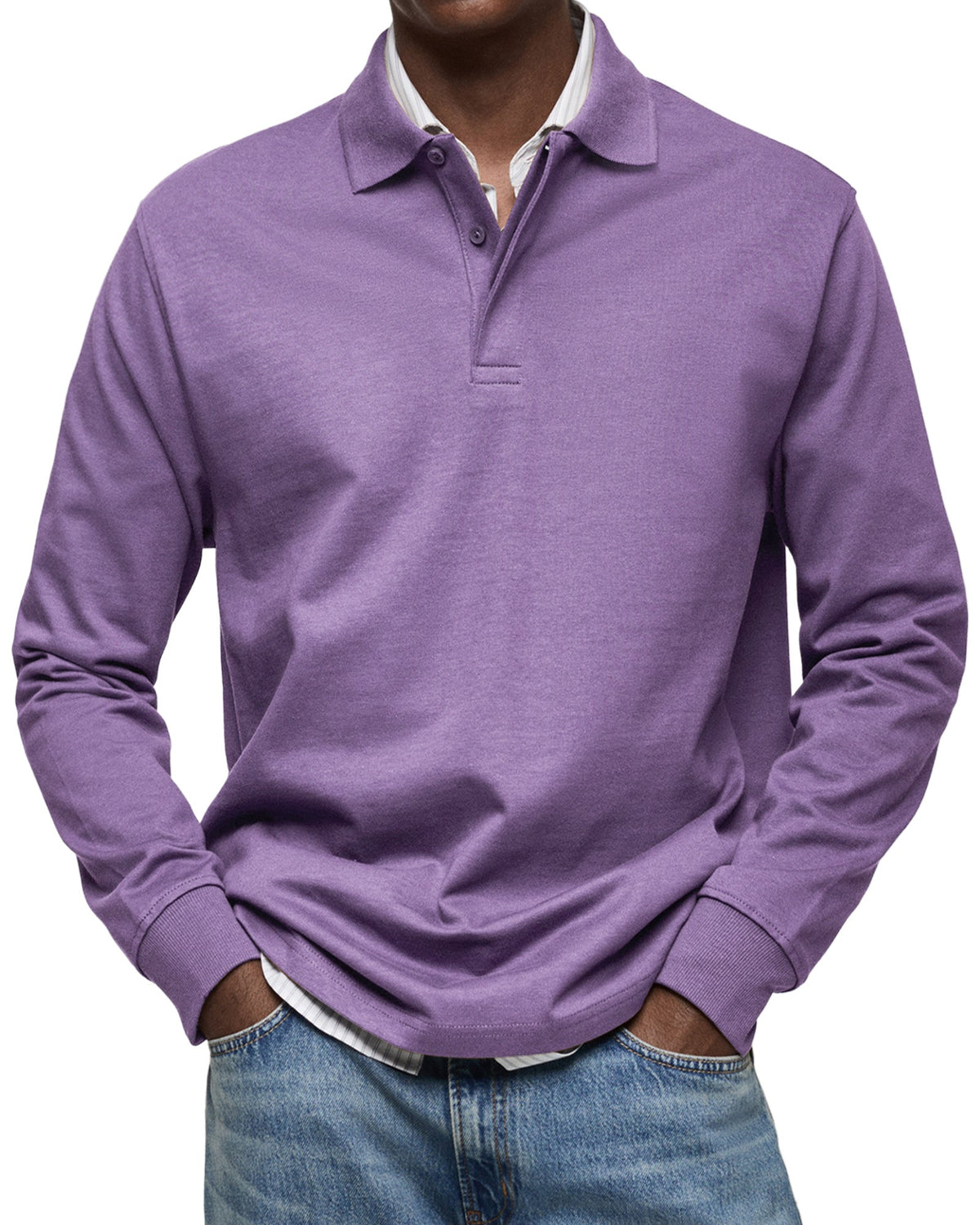 Clément | Polo Raffiné à Manches Longues pour Homme