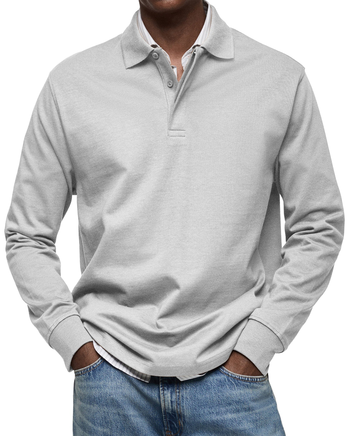 Clément | Polo Raffiné à Manches Longues pour Homme