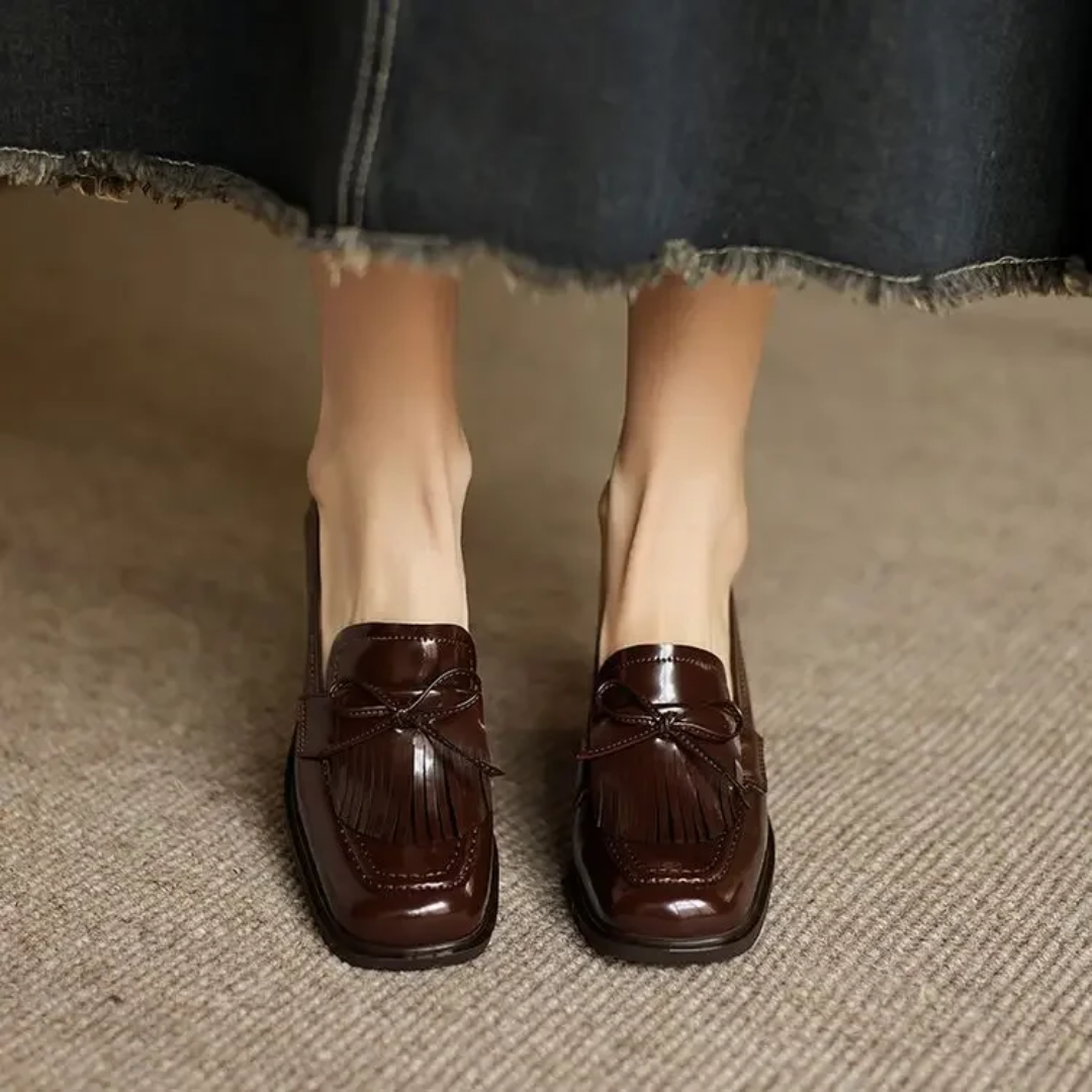 Madeleine | Mocassins à Talon Élégants