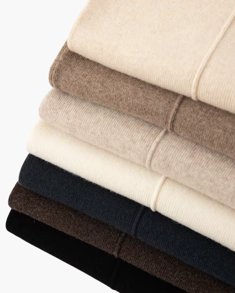 Clémence | Pantalon Droit en Laine Mérinos