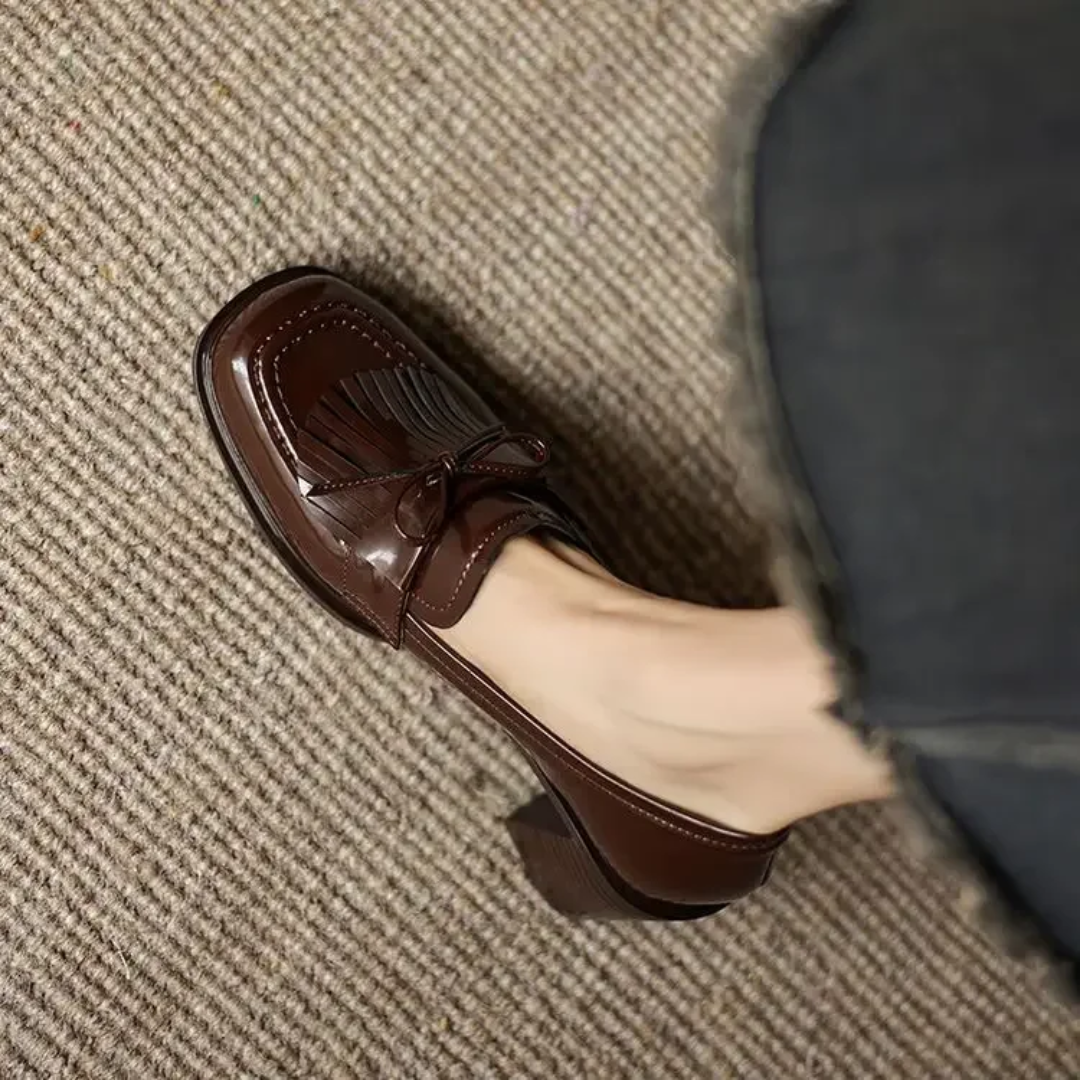 Madeleine | Mocassins à Talon Élégants