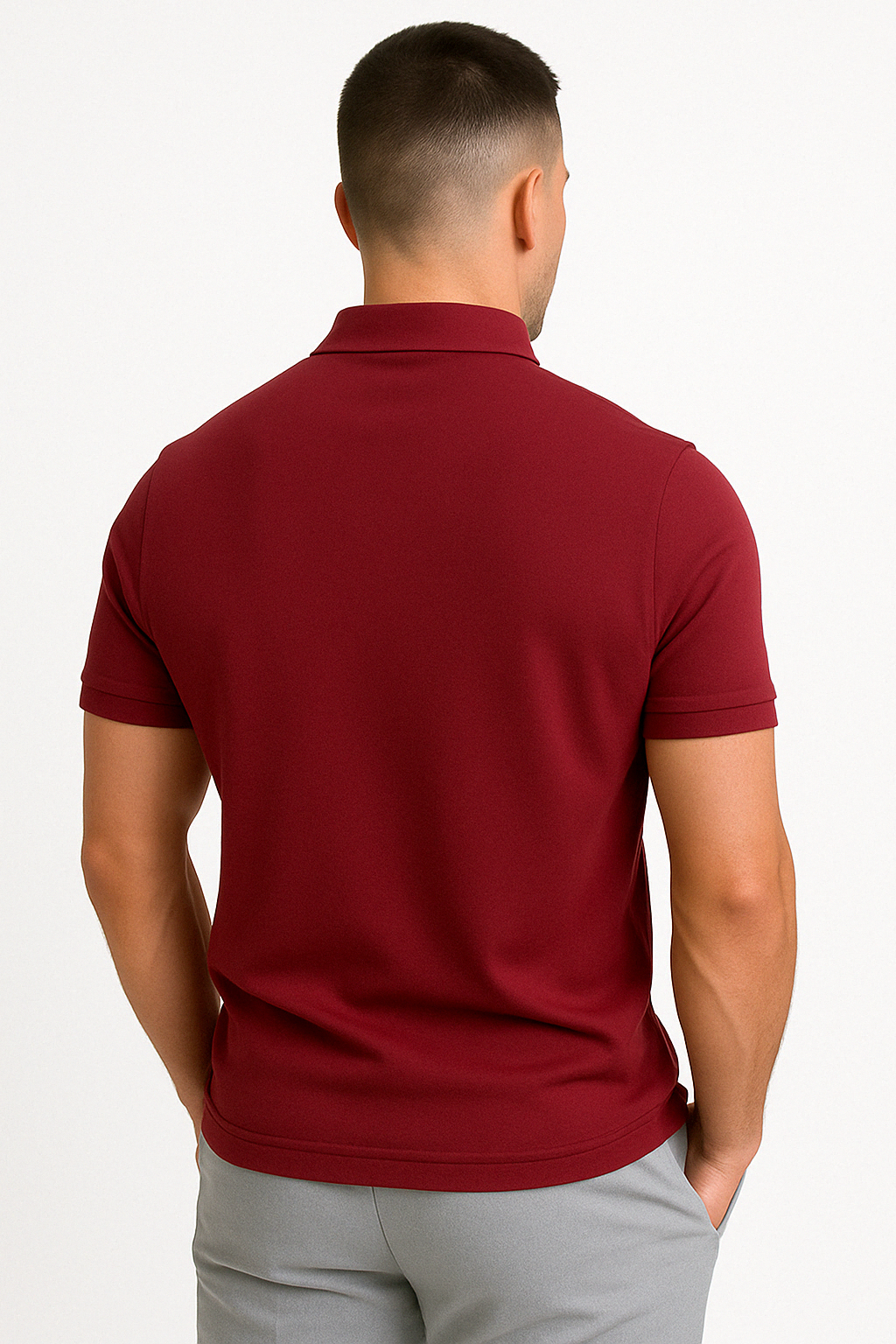 Valentin | Polo Moderne à Col Zippé pour Homme
