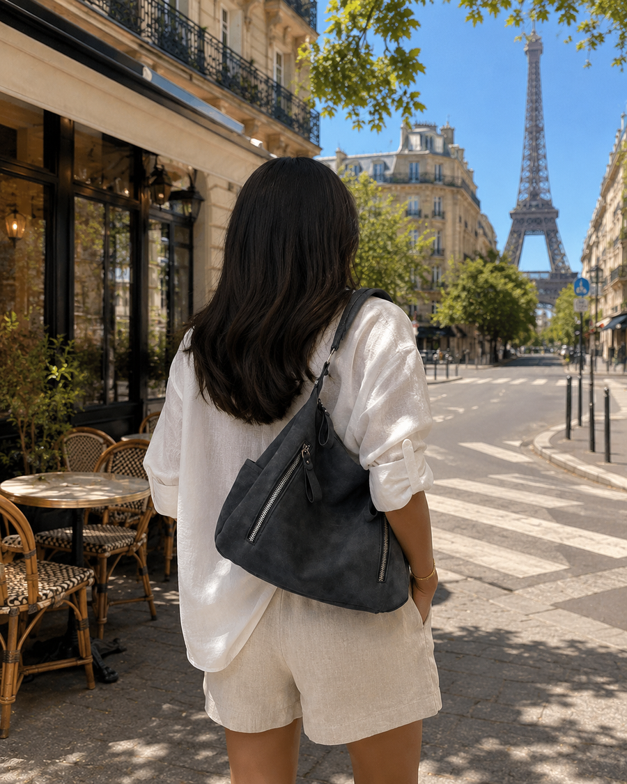 Margaux | Sac Bandoulière Texturé Grande Capacité