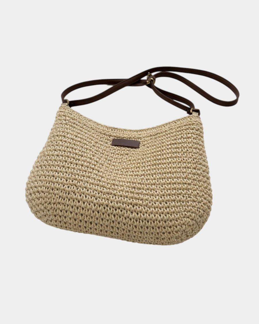 Élodie | Sac Bandoulière Effet Paille Élégant