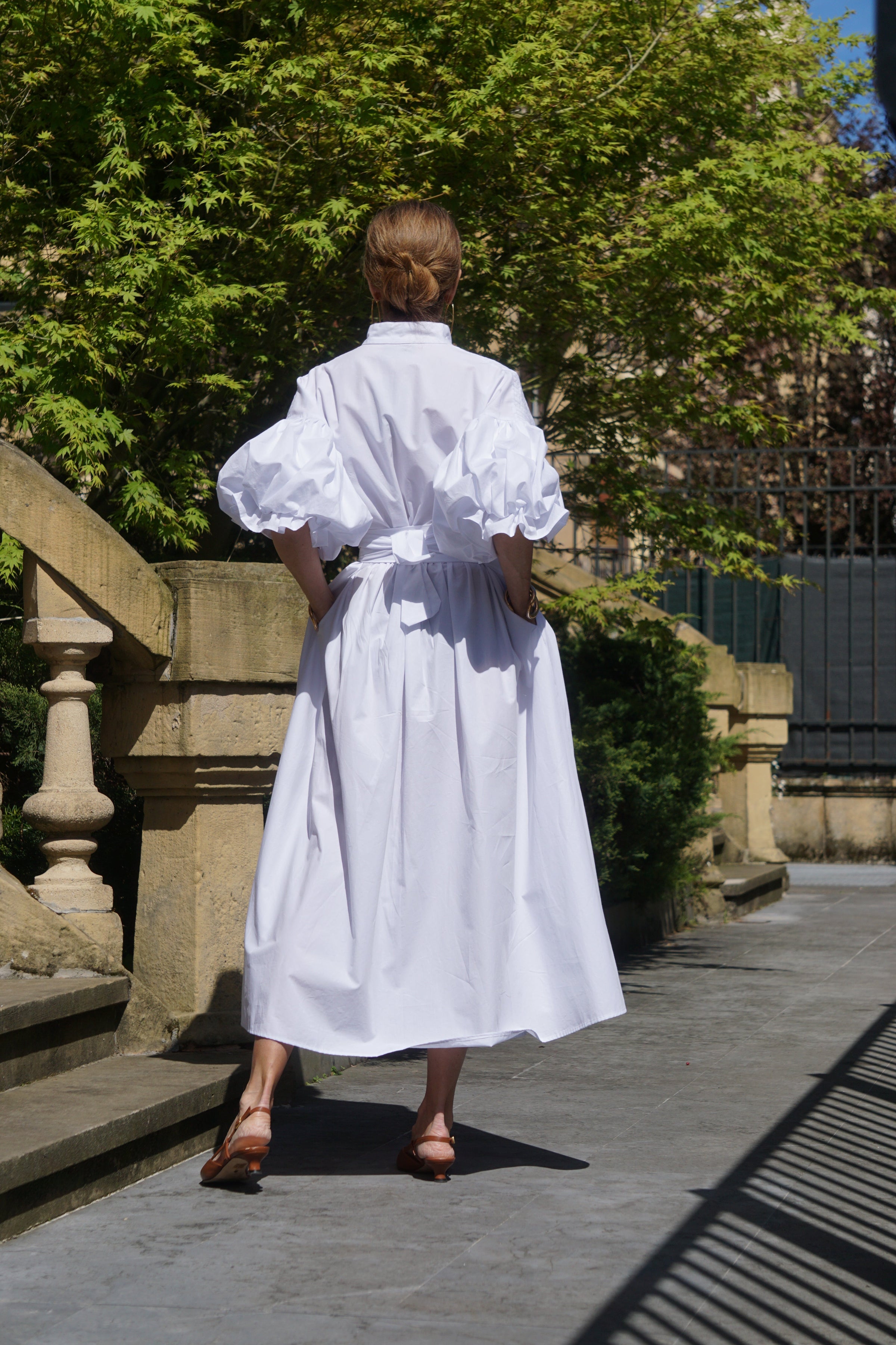 Amélie | Robe Longue en Coton Égyptien