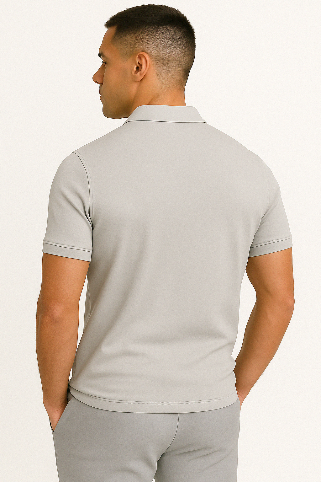 Valentin | Polo Moderne à Col Zippé pour Homme