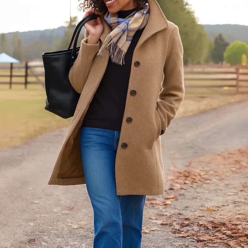 Émeline | Manteau Chic de Mi-Saison
