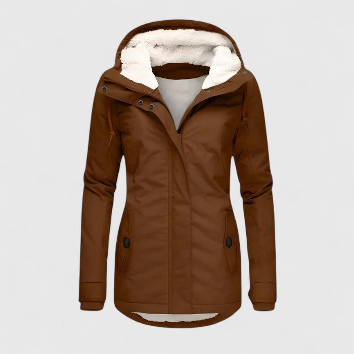 Maëlys | Parka Doublée Sherpa à Capuche