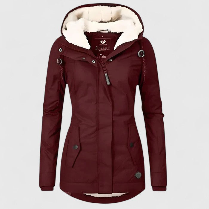 Maëlys | Parka Doublée Sherpa à Capuche