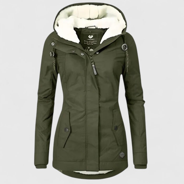 Maëlys | Parka Doublée Sherpa à Capuche