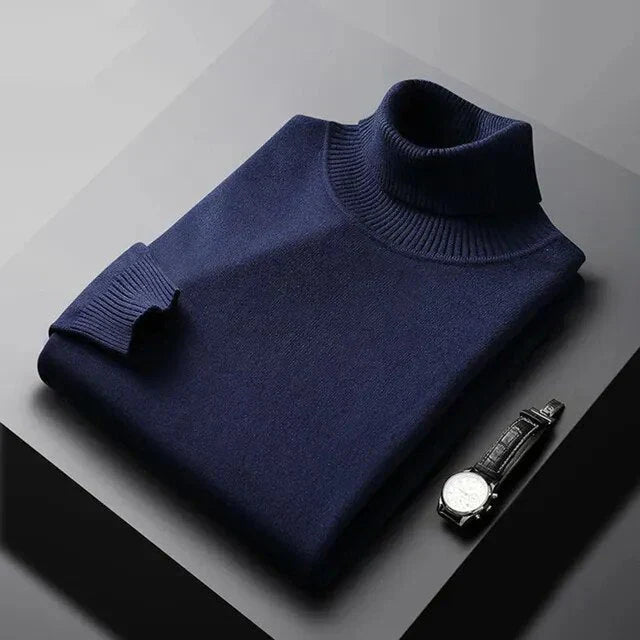 Sylvain | Pull en Maille à Col Roulé