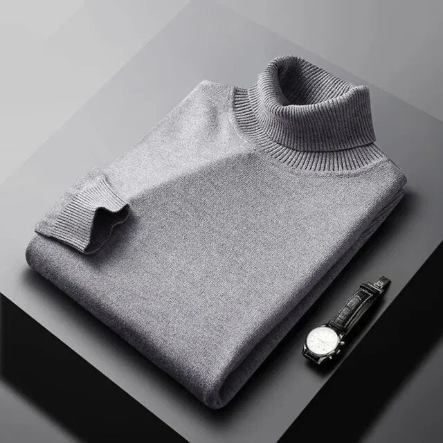 Sylvain | Pull en Maille à Col Roulé