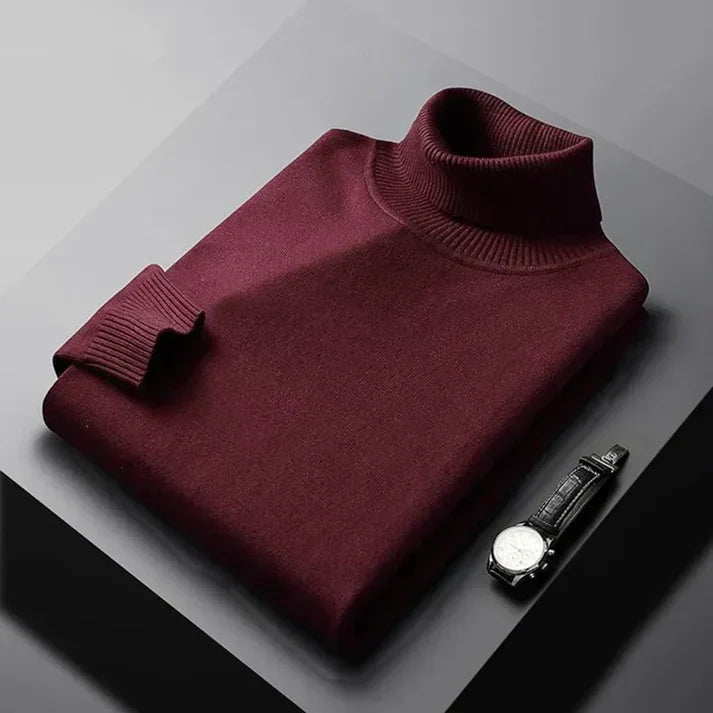 Sylvain | Pull en Maille à Col Roulé