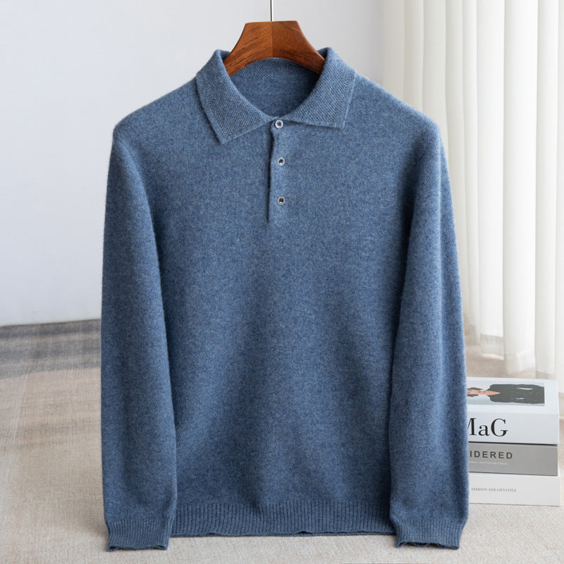 Lazare | Pull Polo Élégant en Laine
