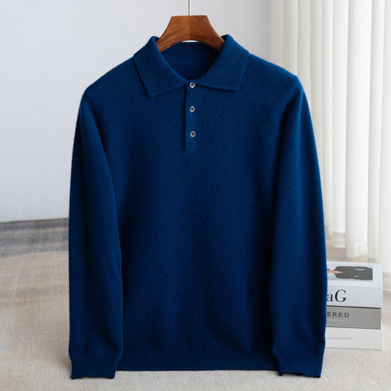 Lazare | Pull Polo Élégant en Laine