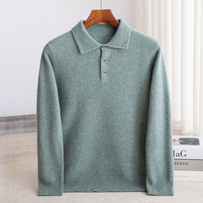Lazare | Pull Polo Élégant en Laine