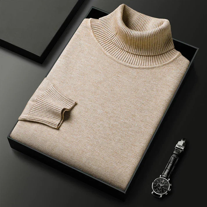 Sylvain | Pull en Maille à Col Roulé