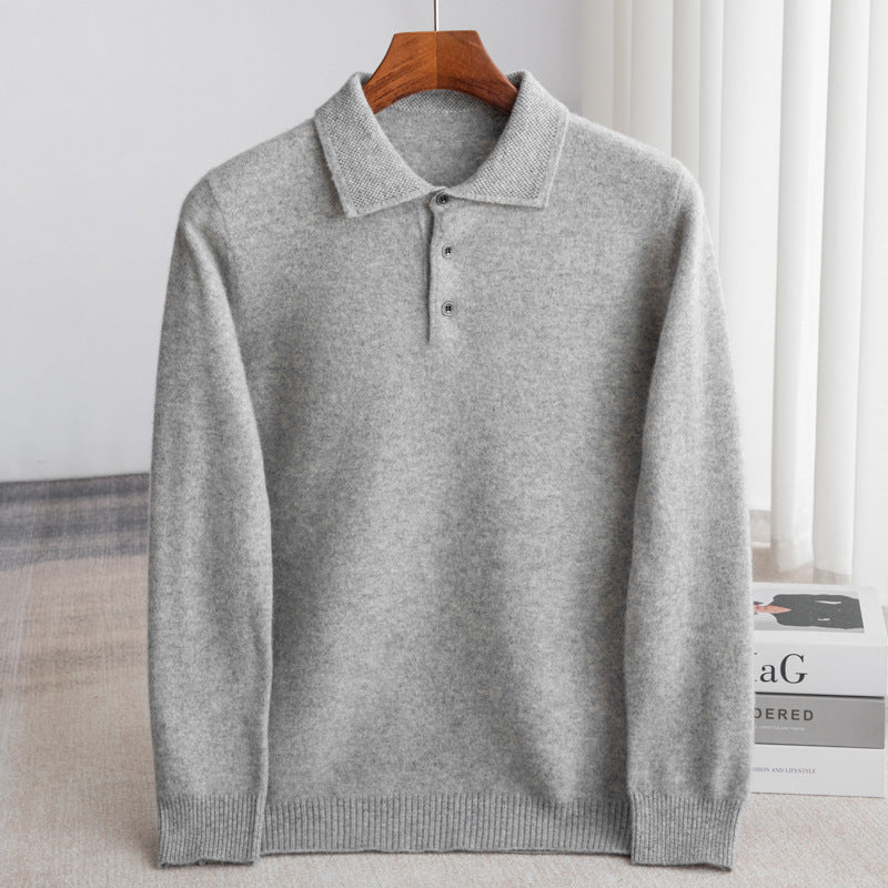 Lazare | Pull Polo Élégant en Laine