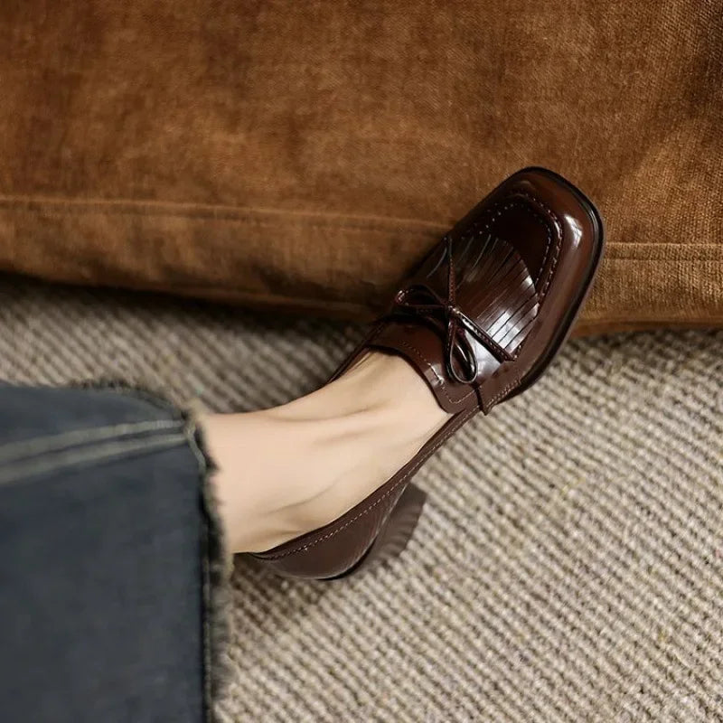 Madeleine | Mocassins à Talon Élégants