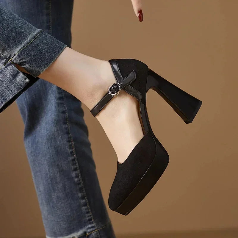 Mathilde | Escarpins Chic à Plateforme