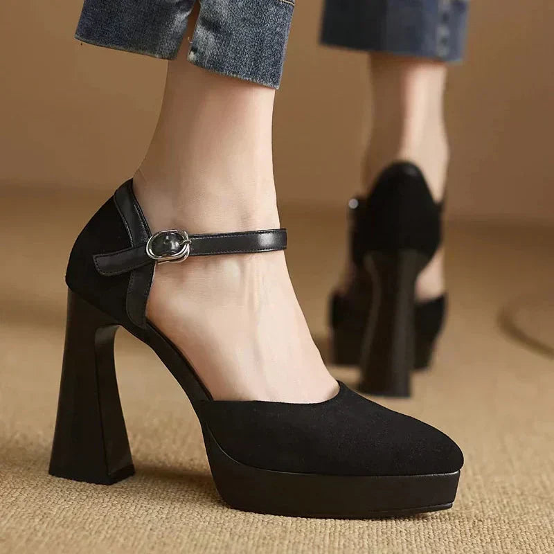 Mathilde | Escarpins Chic à Plateforme